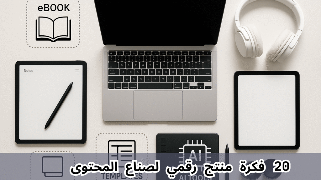20 فكرة منتج رقمي لصناع المحتوى (مع أمثلة تطبيقية)