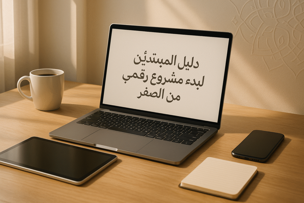 كيف تبدأ مشروعك الرقمي
