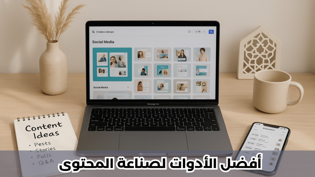 أفضل الأدوات لصناعة المحتوى
