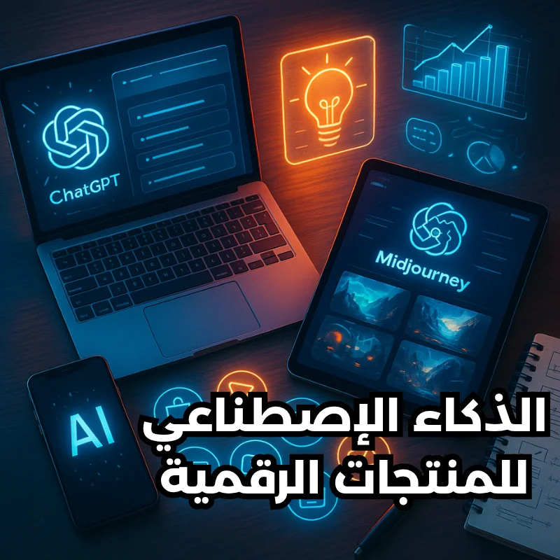 الذكاء الإصطناعي للمنتجات الرقمية