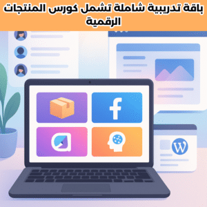 باقة تدريبية شاملة تشمل كورس المنتجات الرقمية