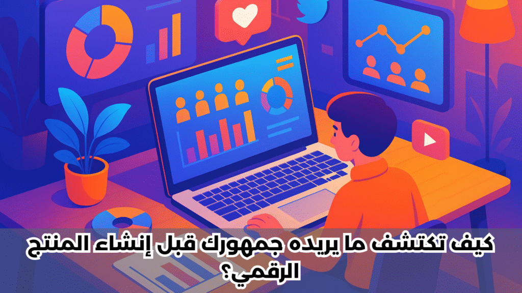 كيف تكتشف ما يريده جمهورك قبل إنشاء المنتج الرقمي؟